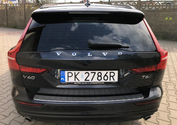 Volvo V60 cena 128500 przebieg: 49000, rok produkcji 2019 z Wyszków małe 781